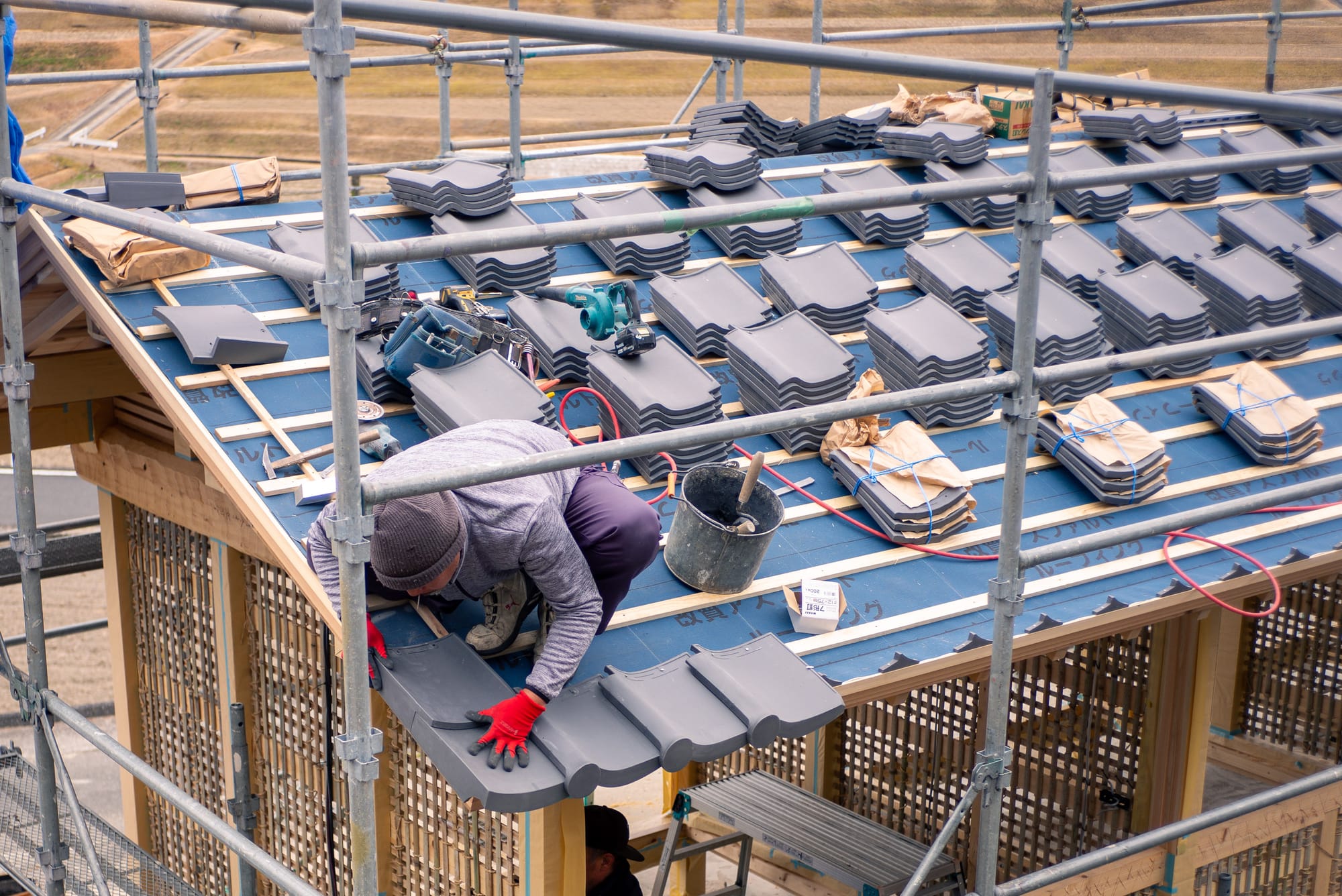 Somakosha School and Dorms (Late Winter)