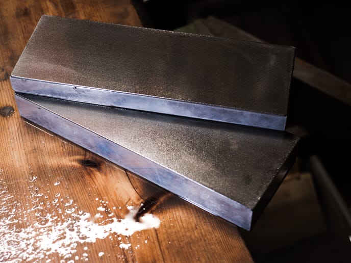 How to make a diamond lapping plate really flat